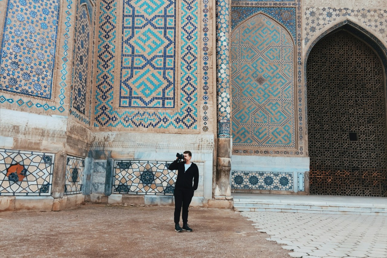voyageur en Ouzbekistan