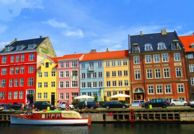 Copenhague façade colorées