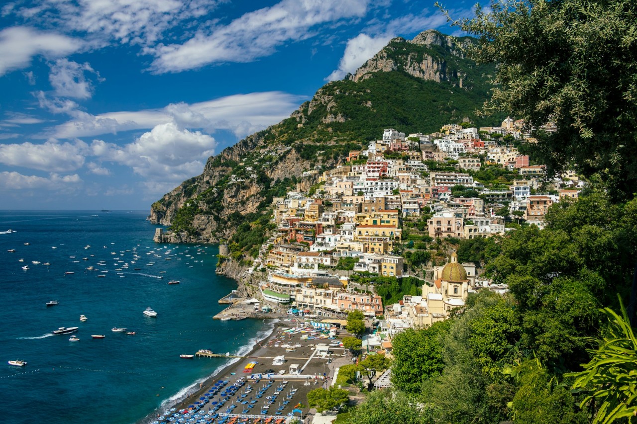 Positano et les plages