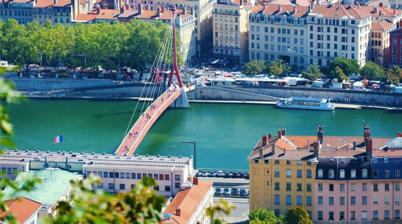 Lyon vue d'en haut